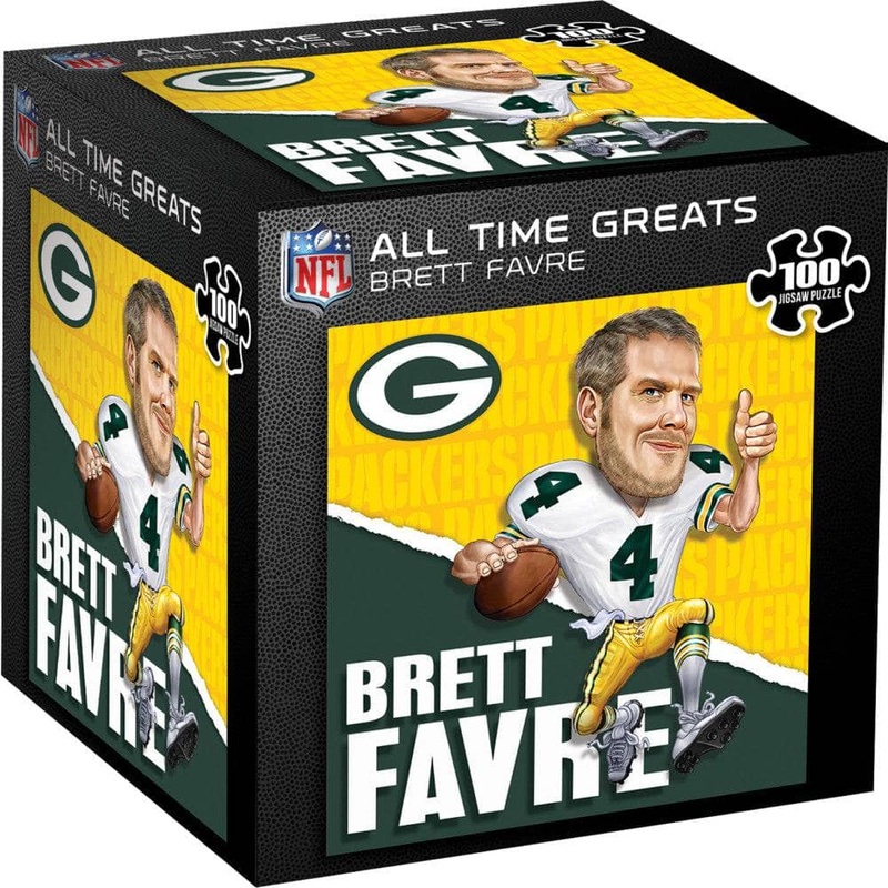 Green Bay Packers All-Time Greats - Brett Favre 100 Piece Jigsaw Puzzle