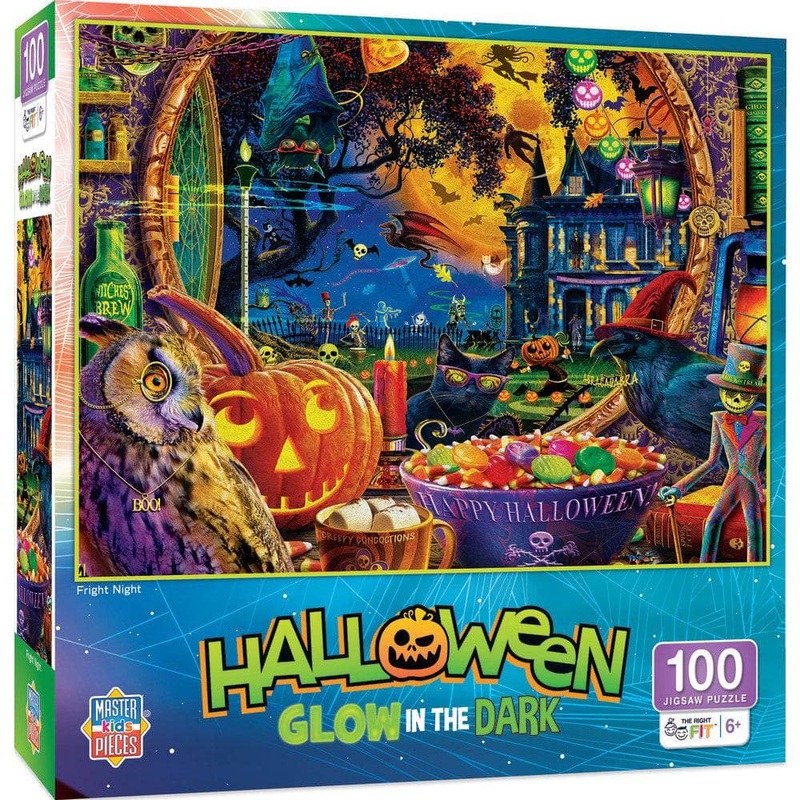 Halloween Glow in the Dark - Fright Night 100 Piece Jigsaw Puzzle