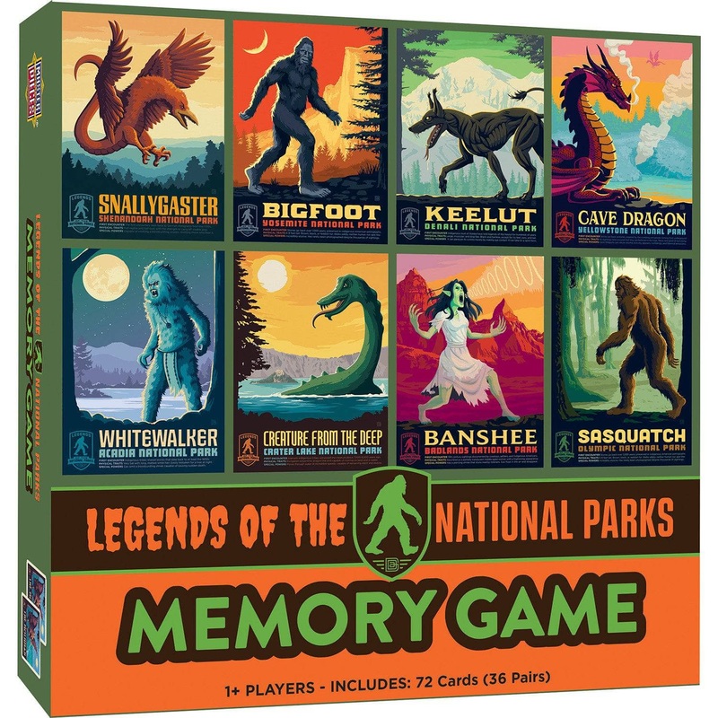 Legends of the National Parks Memory Game