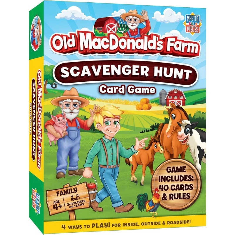 Old MacDonald's Farm - Scavenger Hunt Card Game