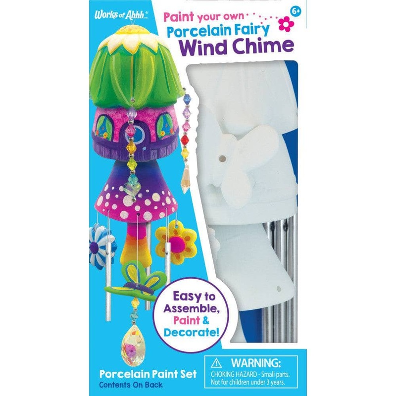 Porcelain Fairy Wind Chime Paint Set