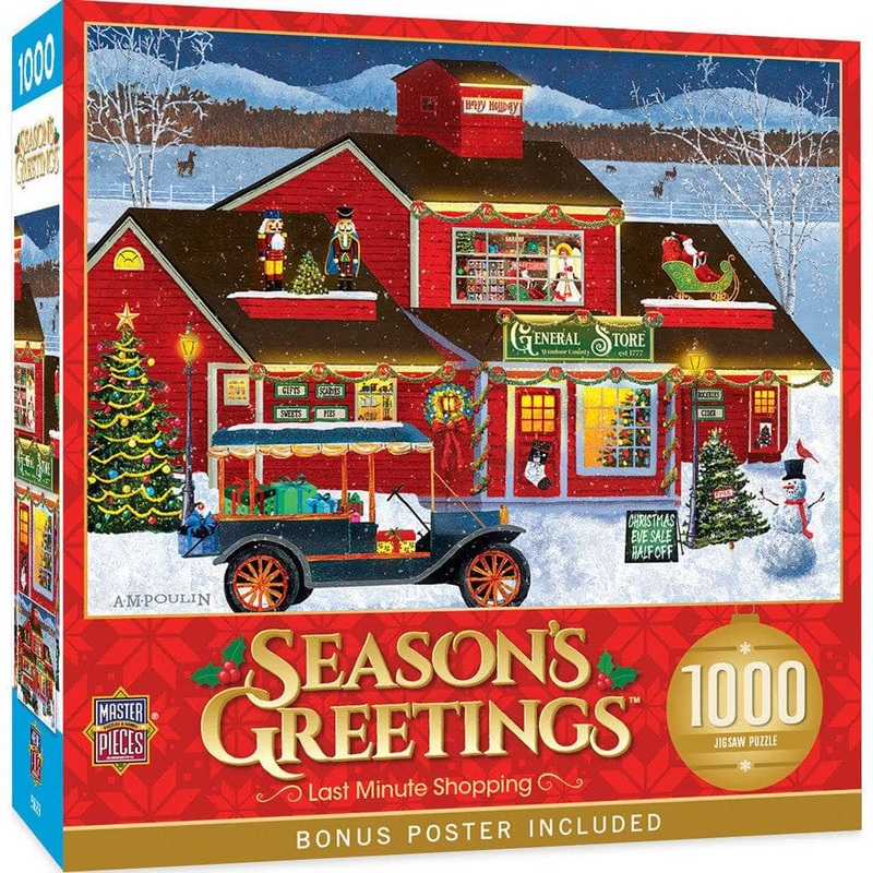 Season's Greetings - Last Minute Shopping 1000 Piece Jigsaw Puzzle