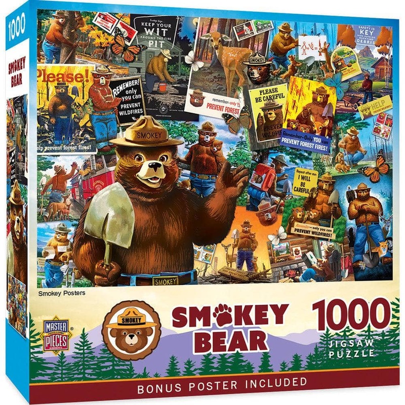 Smokey Bear Posters 1000 Piece Jigsaw Puzzle