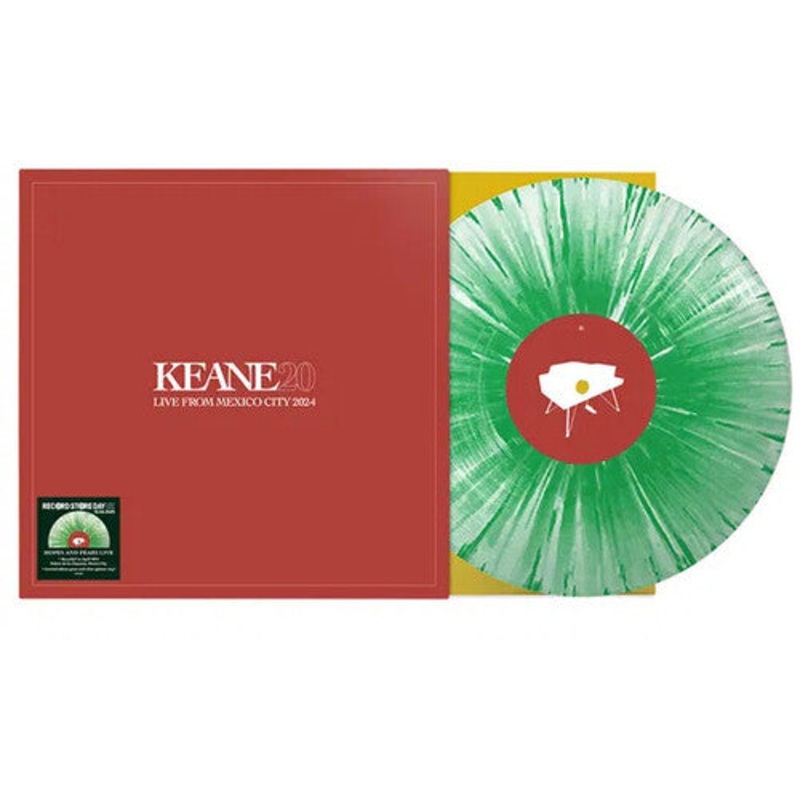 Keane - Hopes & Fears 20: Live From Mexico City - Limited Green & White Splatter Colored Vinyl