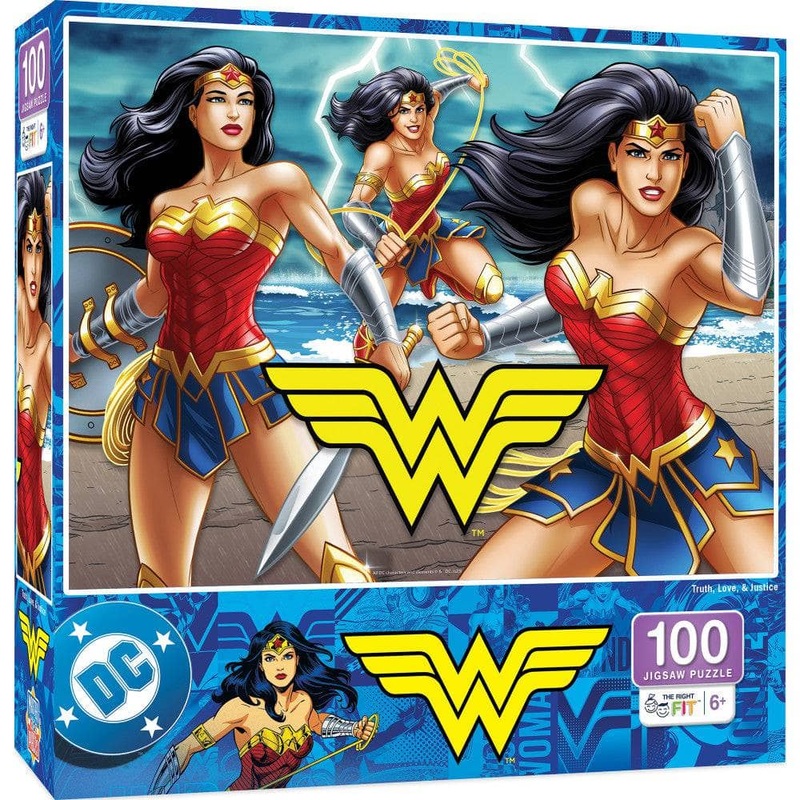 Wonder Woman - Truth, Love, & Justice 100 Piece Jigsaw Puzzle