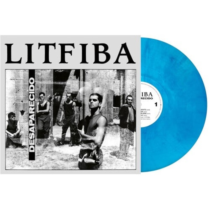 Litfiba - Desaparecido - French Cover, Ltd Blue Marbled Vinyl