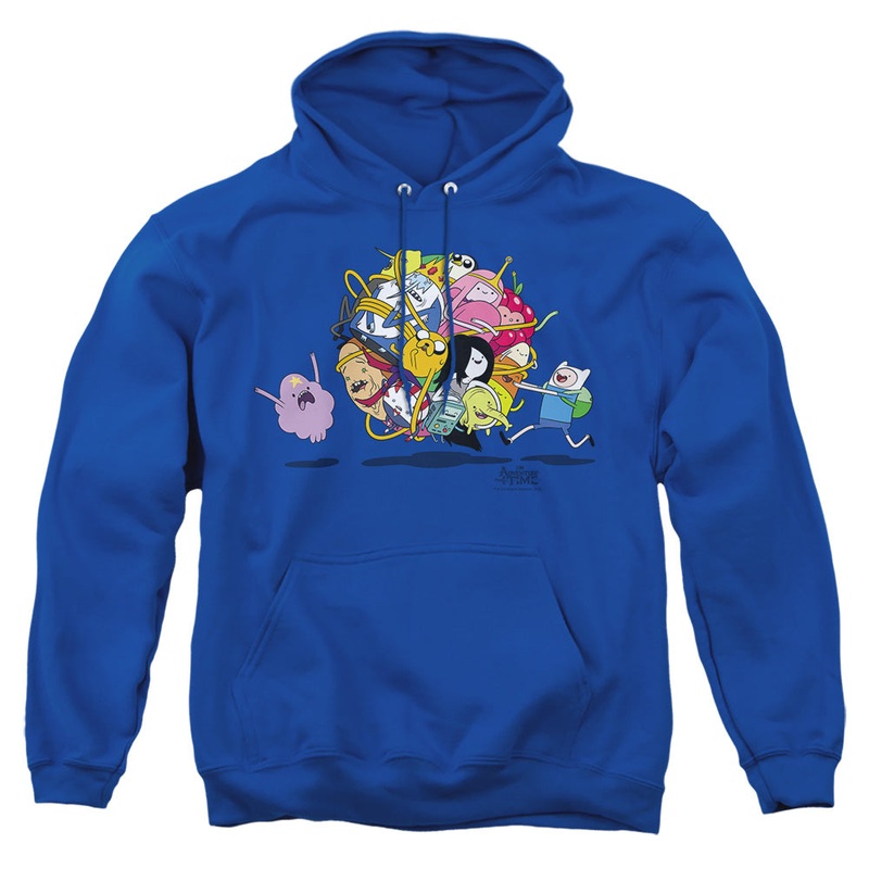 Adventure Time - Glob Ball - Adult Pull-over Hoodie - Royal Blue