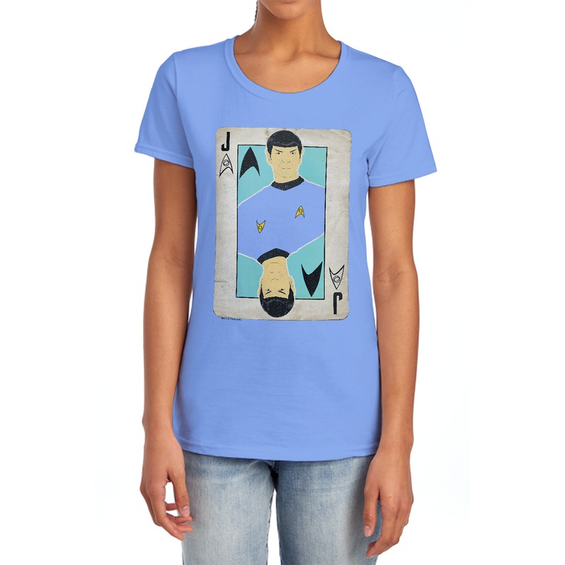 Star Trek - Tos Jack - Short Sleeve Womens Tee - Carolina Blue T-shirt