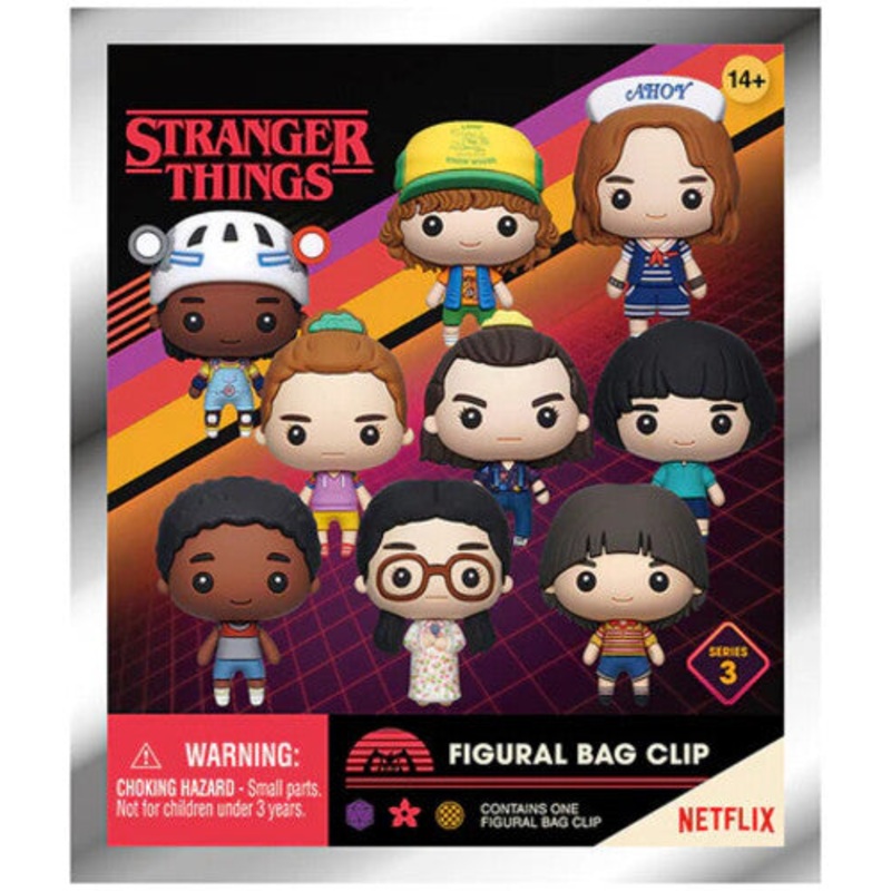 Stranger Things 3D Foam Bag Clip (One Random)