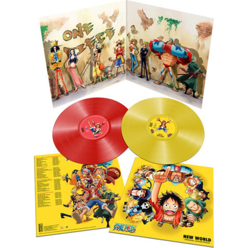 One Piece New World/ O.S.T. - One Piece New World - Limited Edition Red + Yellow Vinyl