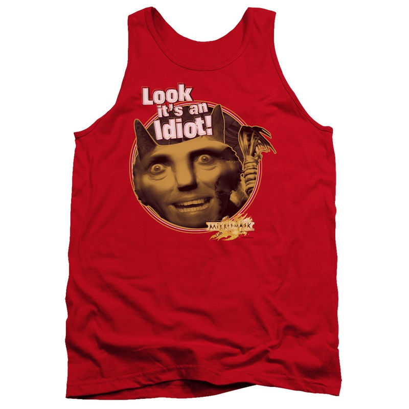 Mirrormask - Riddle Me This - Adult Tank - Red