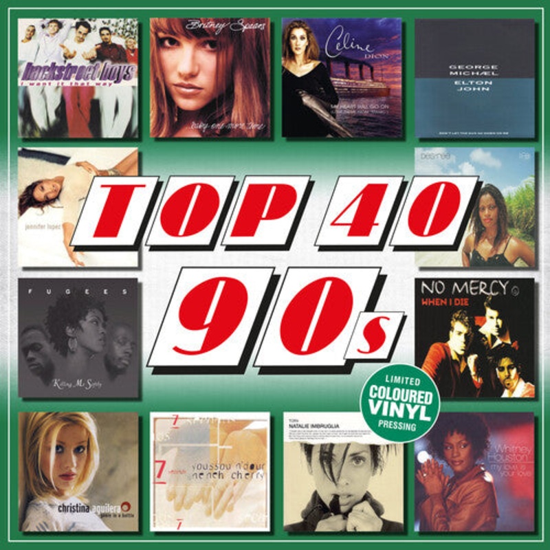 Top 40 90s/ Various - Top 40 90s / Various - 140-Gram Colored Vinyl