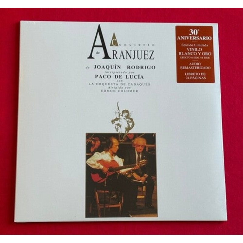 Paco Lucia - Concierto De Aranjuez - 30th Anniversary - White & Gold Vinyl