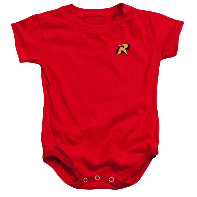 Batman - Robin Logo - Infant Snapsuit - Red