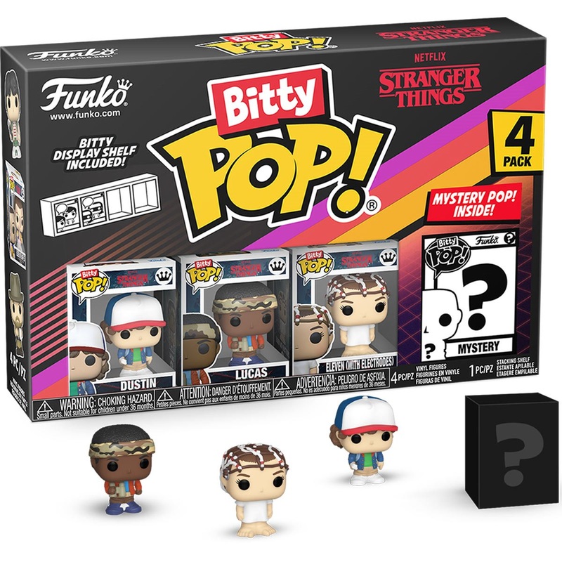Funko Bitty Pop! Stranger Things Season 1 Dustin 4 Pack
