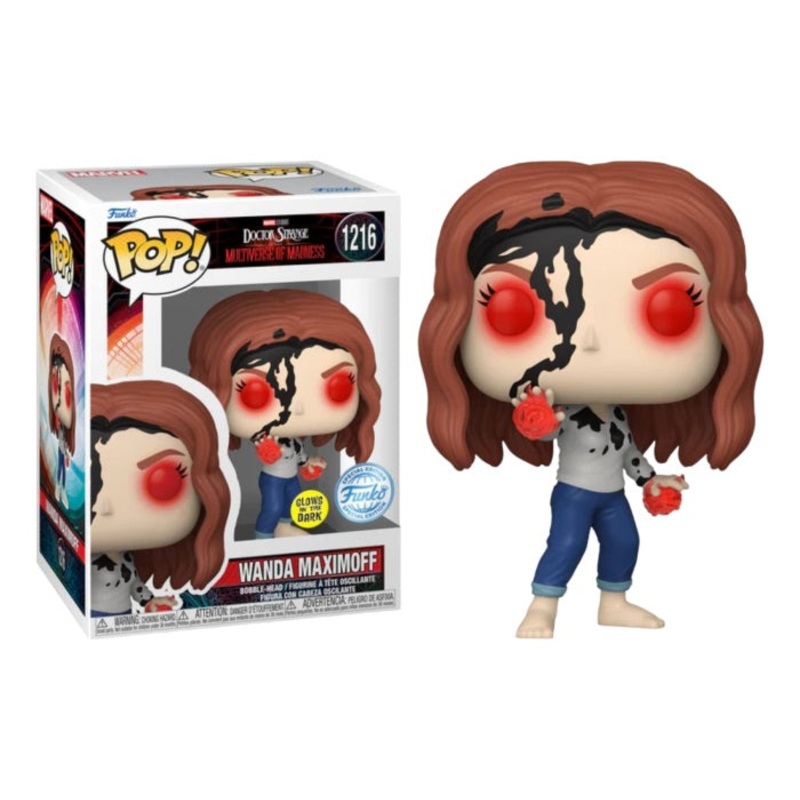 Funko Pop! Doctor Strange in the Multiverse of Madness - Wanda Maximoff (Earth-838) Glow-in-the-Dark
