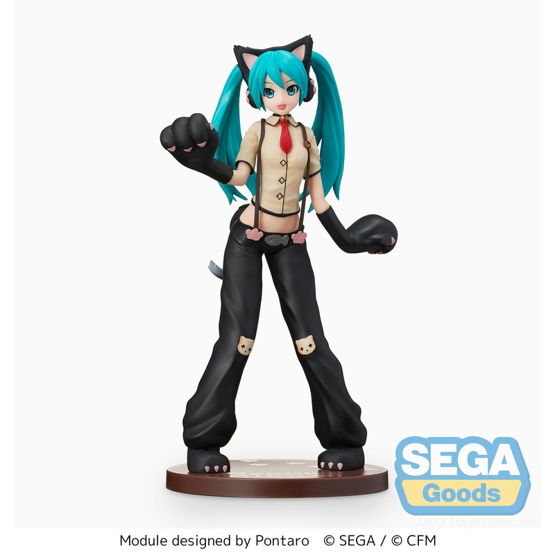 Hatsune Miku Project DIVA Arcade Future Tone SPM Prize Figure (Kitty Cat Ver.)