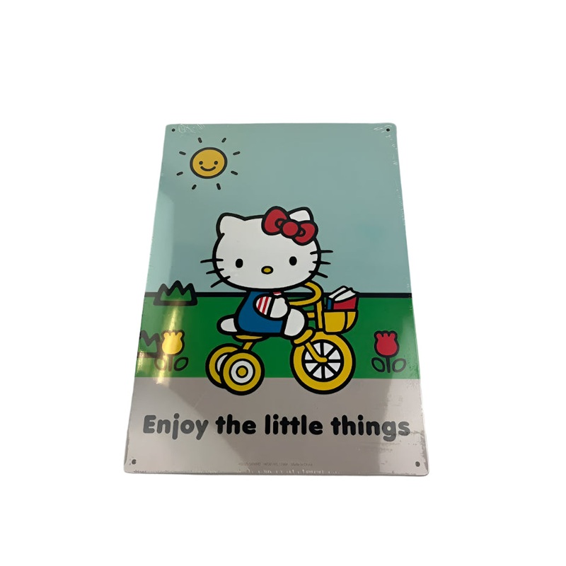 Sanrio Hello Kitty Enjoy the Little Things Metal Sign