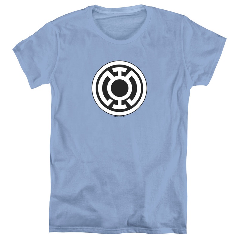 Green Lantern - Blue Lantern Logo - Short Sleeve Womens Tee - Carolina Blue T-shirt