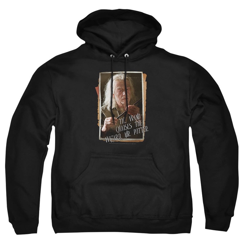 Harry Potter - Olivander - Adult Pull-over Hoodie - Black