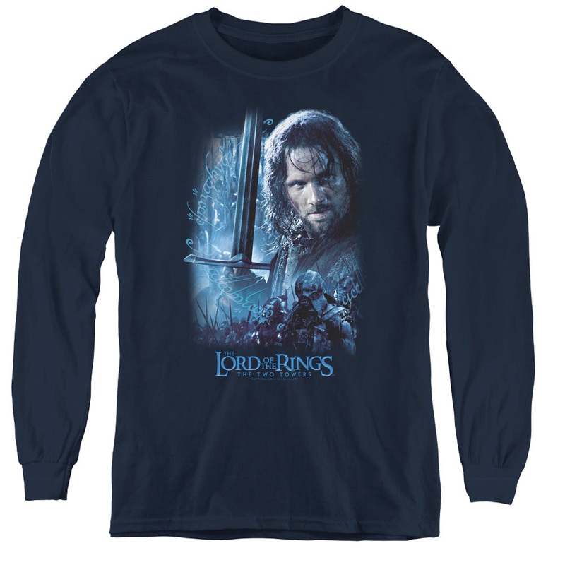 Lor - King In The Making - Youth Long Sleeve Tee - Navy