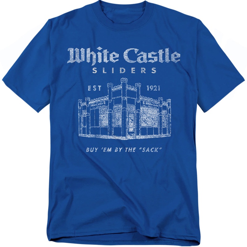 White Castle - By The Sack - Short Sleeve Adult 18/1 - Royal Blue T-shirt