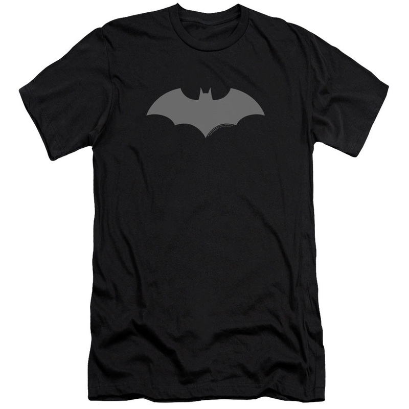 Batman - 52 Black-premuim Canvas Adult Slim Fit 30/1 - Black