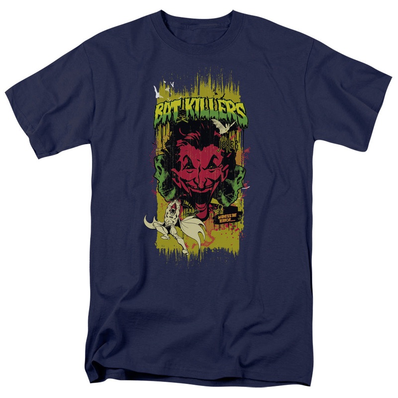 Batman - Bat Killers 2 - Short Sleeve Adult 18/1 - Navy T-shirt