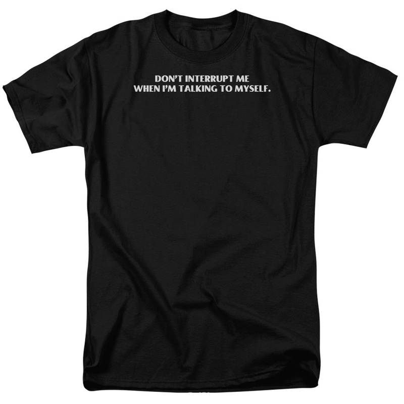 Dont Interrupt Me - Short Sleeve Adult 18 - 1 - Black T-shirt