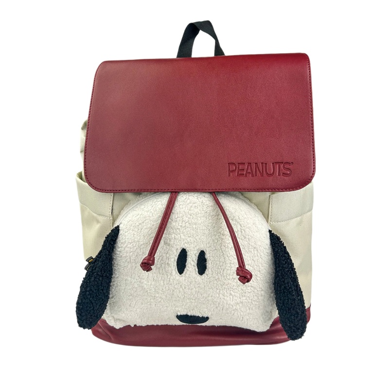 Snoopy Sherpa Drawstring Backpack