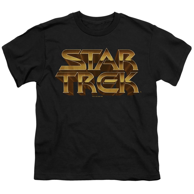 Star Trek - Feel The Steel - Short Sleeve Youth 18/1 - Black T-shirt