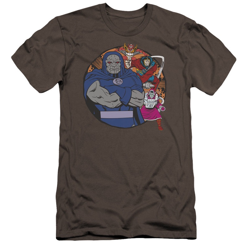 Dc - Apokolips Represent-premuim Canvas Adult Slim Fit 30/1 - Charcoal