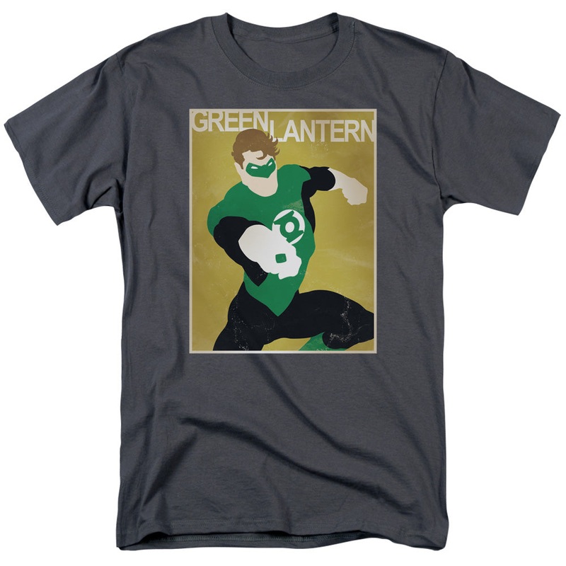 Dc - Simple Gl Poster - Short Sleeve Adult 18/1 - Charcoal T-shirt