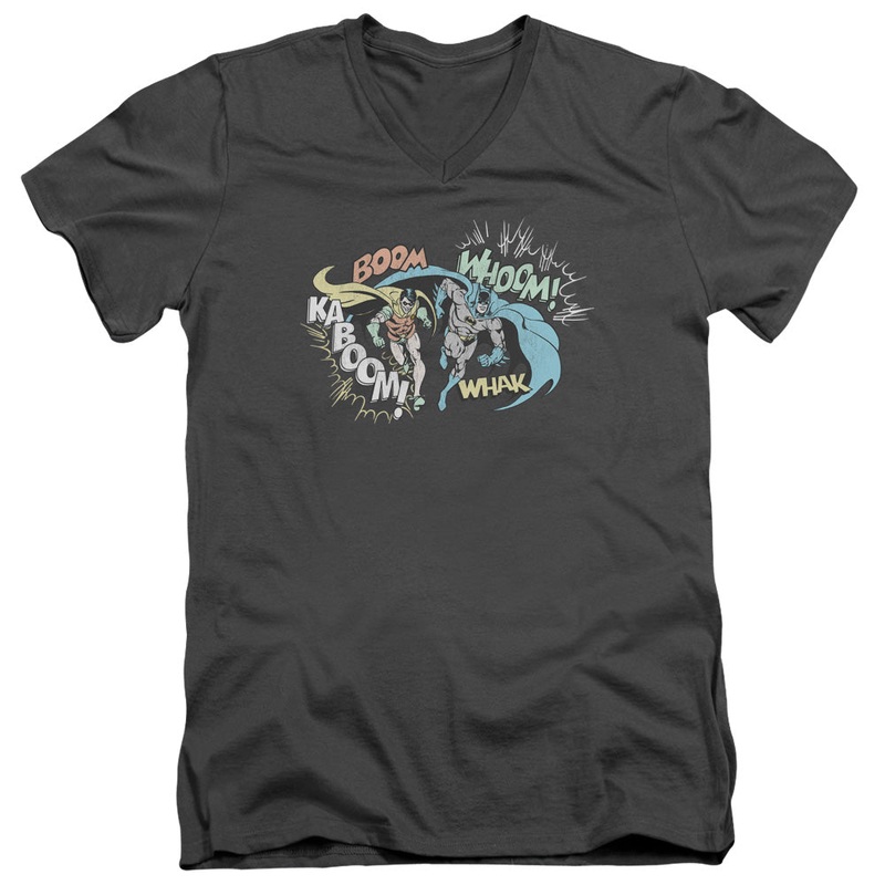 Dco - Action Duo - Short Sleeve Adult V-neck - Charcoal T-shirt