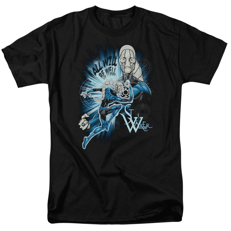 Green Lantern - Saint Walker - Short Sleeve Adult 18/1 - Black T-shirt