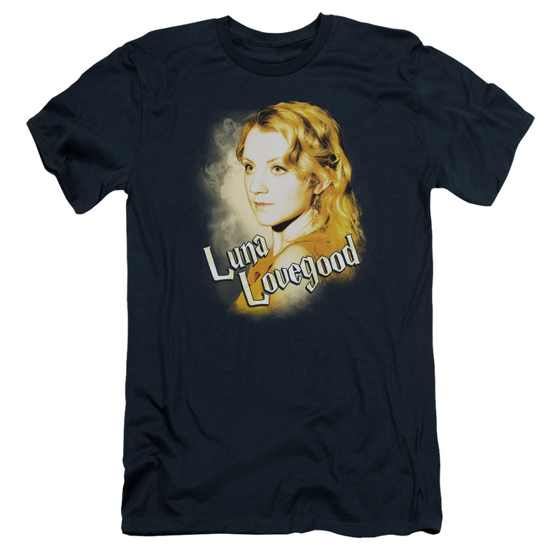 Harry Potter - Luna Closeup - Short Sleeve Adult 30/1 - Navy T-shirt