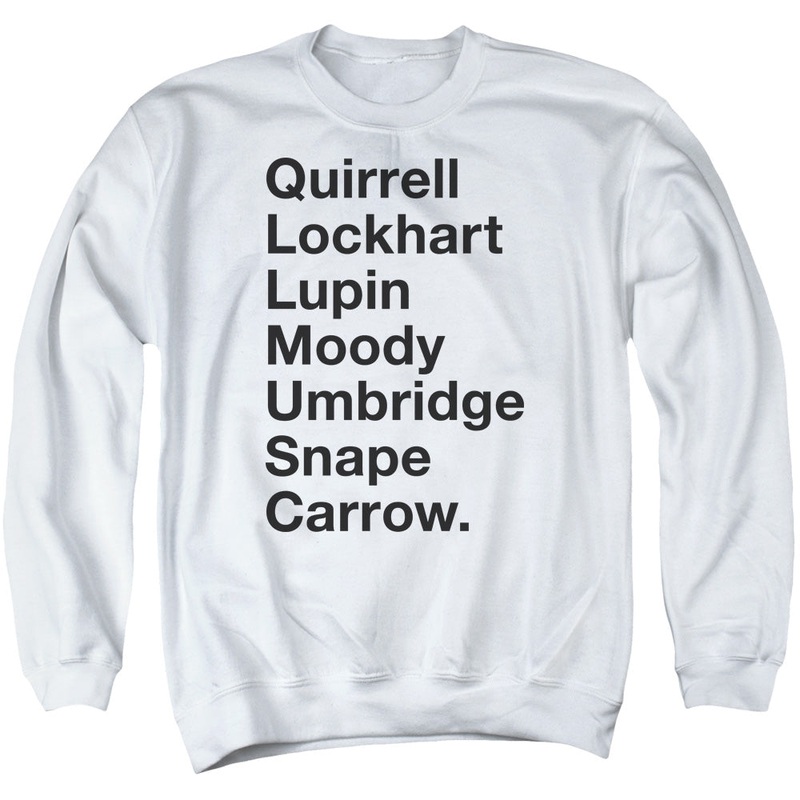 Harry Potter - Professors - Adult Crewneck Sweatshirt - White