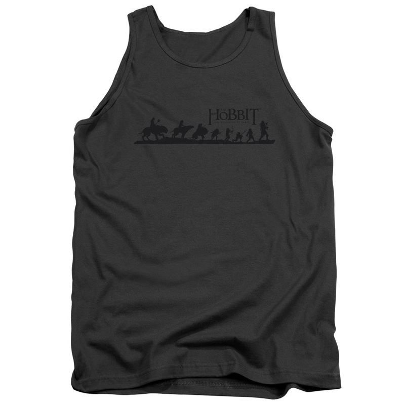 Hobbit - Marching - Adult Tank - Charcoal