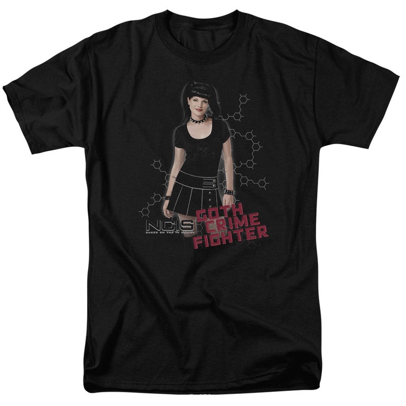Ncis - Goth Crime Fighter - Short Sleeve Adult 18/1 - Black T-shirt