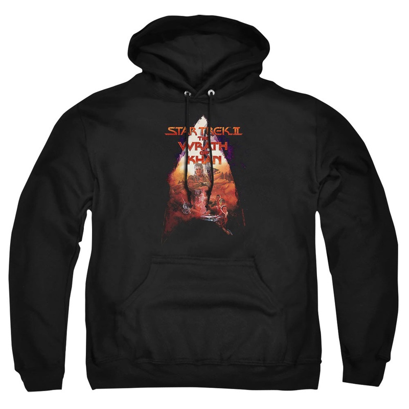 Star Trek - Twok Poster - Adult Pull-over Hoodie - Black