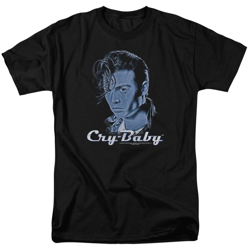 Cry Baby - King Cry Baby - Short Sleeve Adult 18/1 - Black - Sm - Black T-shirt