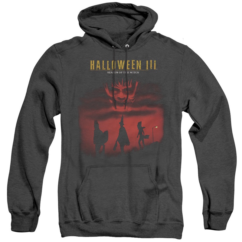Halloween Iii - Season Of The Witch - Adult Heather Hoodie - Black