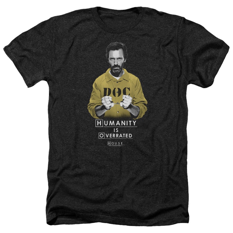 House - Humanity - Adult Heather-black
