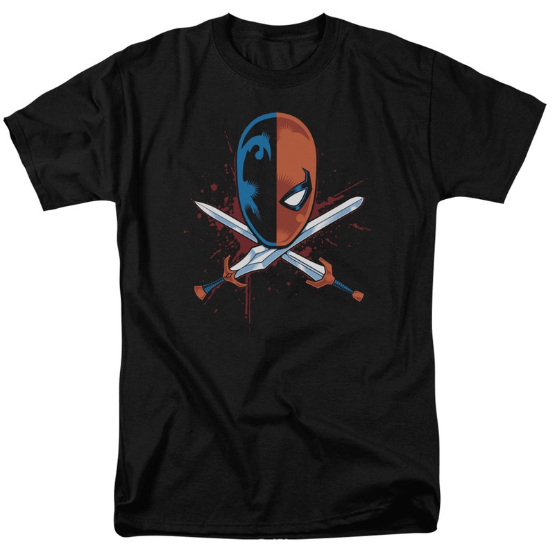 Jla - Crossed Swords - Short Sleeve Adult 18/1 - Black T-shirt