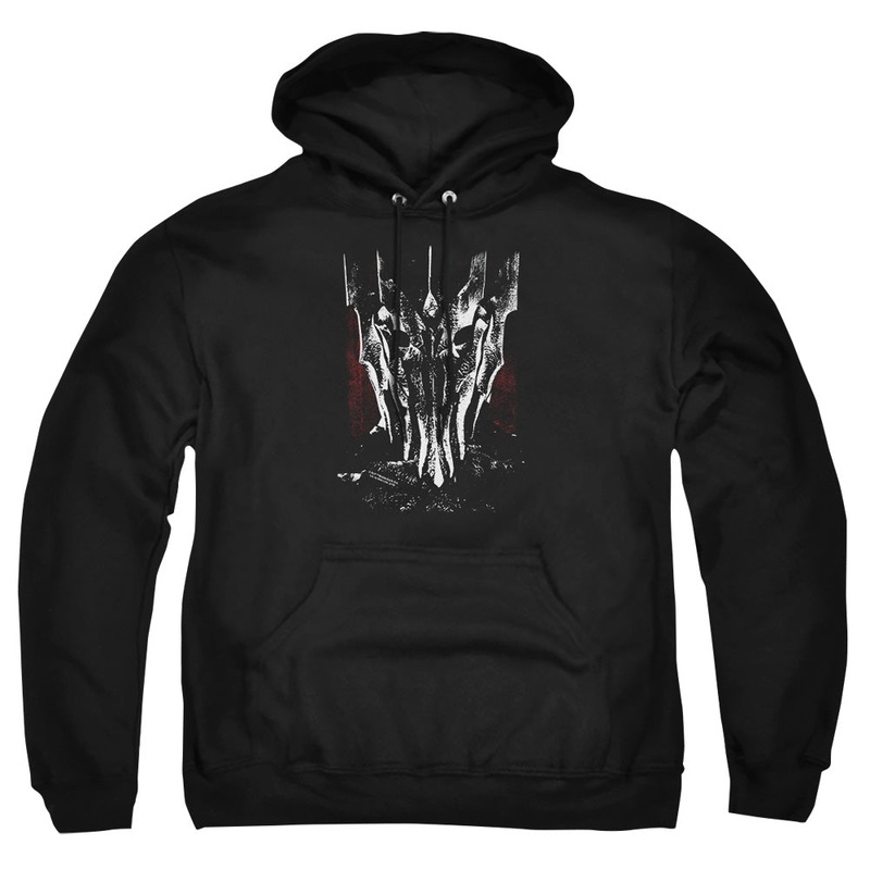 Lor - Big Sauron Head - Adult Pull-over Hoodie - Black