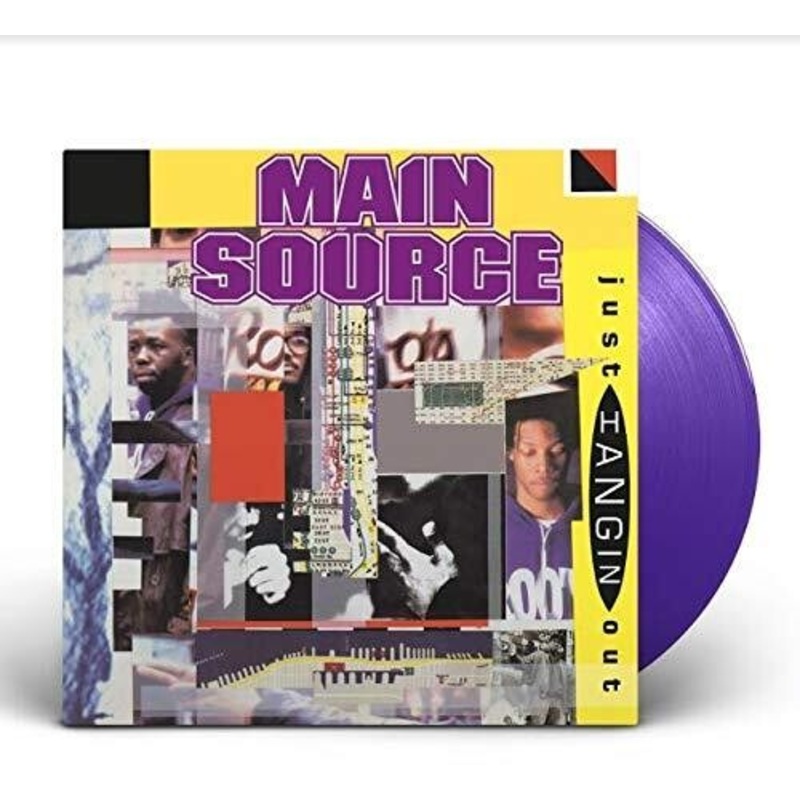 Main Source - Just Hangin' Out / Live At The Barbecue (Purple)