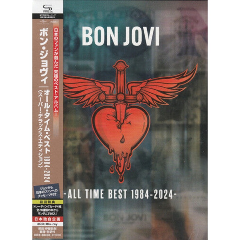 Bon Jovi - All Time Best 1984-2024 - Super Deluxe 3 x SHM + Blu-Ray Edition