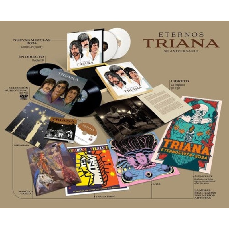 Triana - Eternos Triana - 4LP+DVD Box Set W/ 4 Prints & Poster