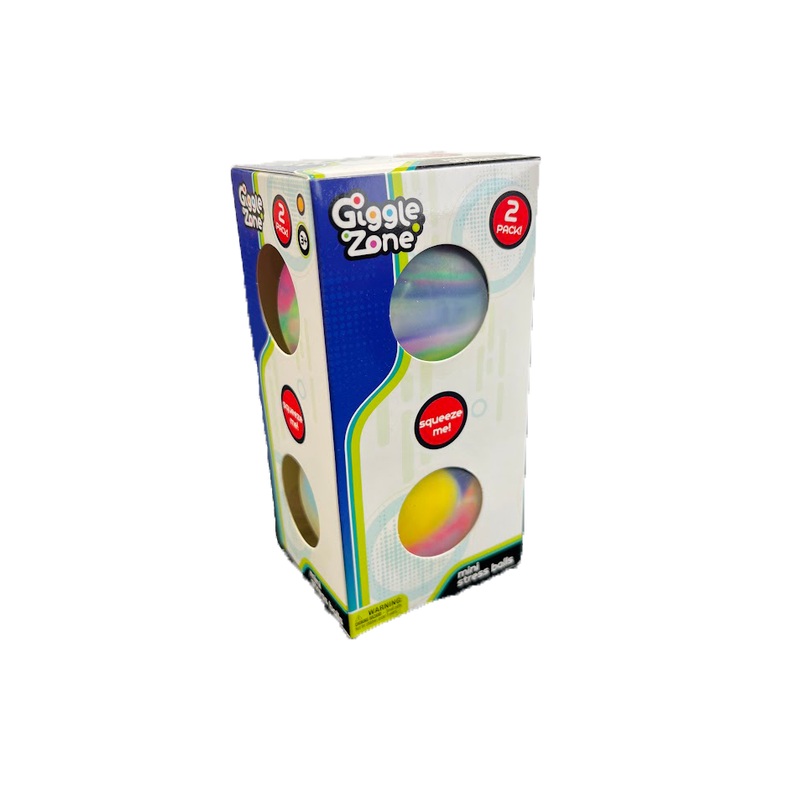 Giggle Zone Swirly Stress Ball 2-Pack (colors may vary)