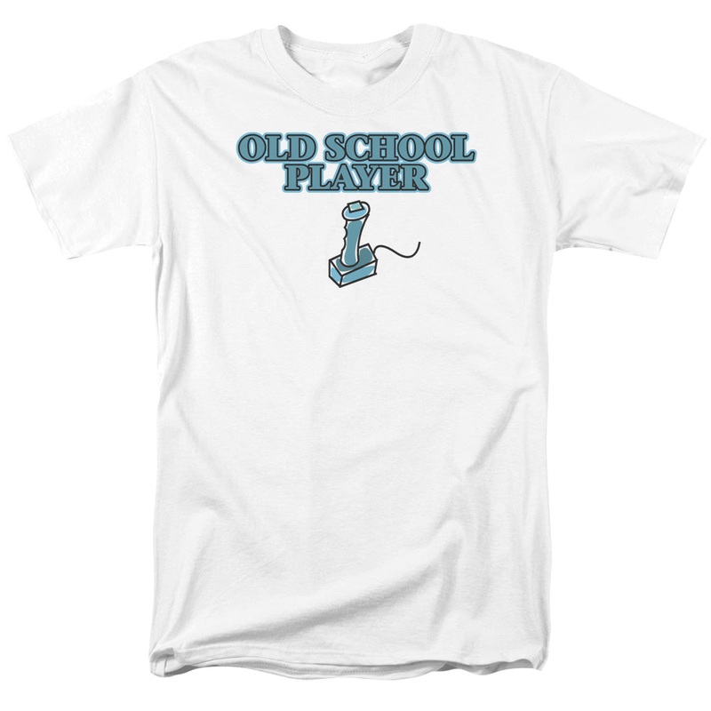 Old School Player - Short Sleeve Adult 18 - 1 - White T-shirt